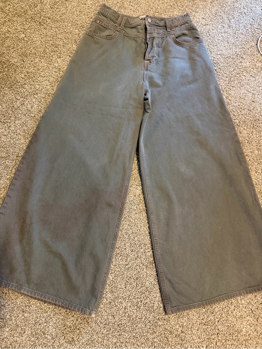We The Free Wide-Leg Jeans in Brown